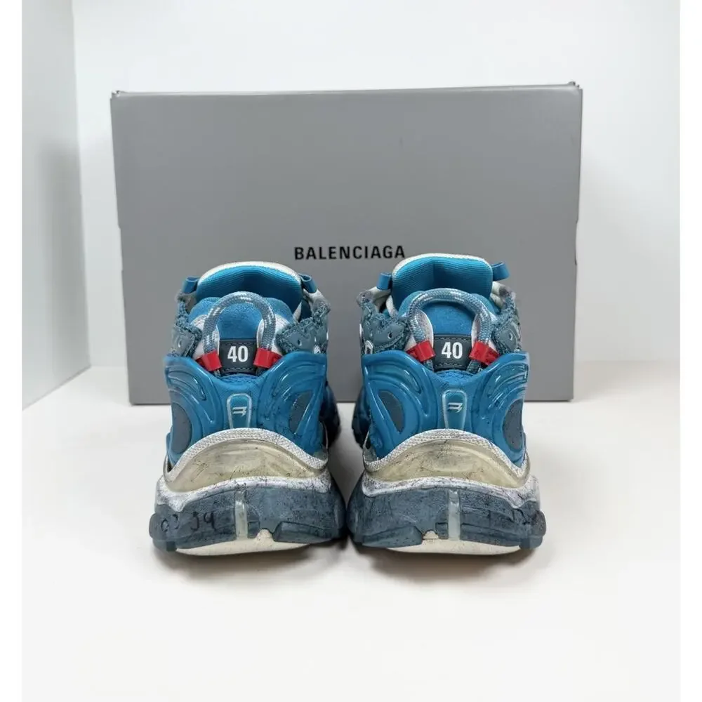 Size 40EU/7US - Balenciaga Runner Marathon Blue Unreleased💙 NEW/RETAIL $1.4K! - Picture 5 of 11